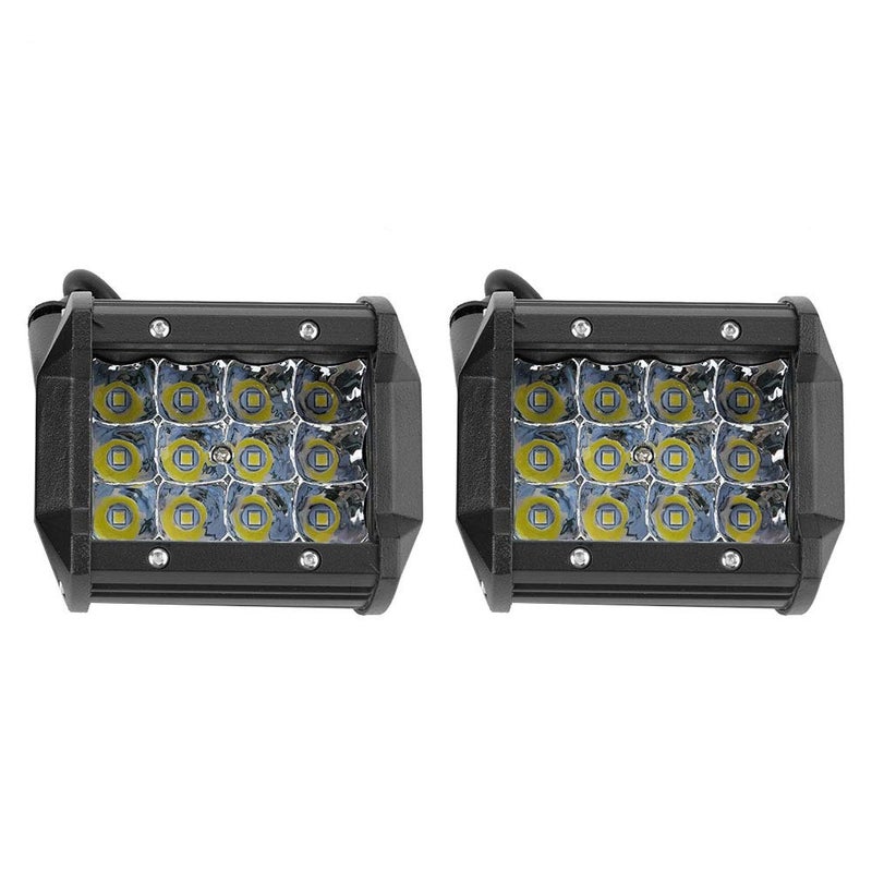 Suuonee LED Work Light, 1 Pair 1V-48V 4inch 4-Row 36W Universal Working Light Bar Driving Lamp for Trucks Forklifts Off Road Vehicles Engineering Vehicles Cars Ships Motorcycles - Image 5